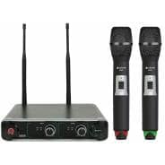Chord SU20 Dual UHF Handheld Wireless Microphone Set (863.42+864.3MHz)