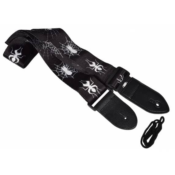 Chord White Spider Design Guitar Strap