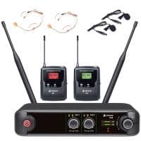 Chord XU2 Dual Channel Headset/Lapel Wireless Microphone System