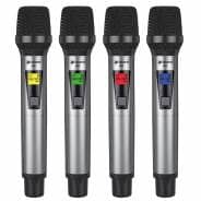 Chord XU4 Quad Channel Handheld Wireless Microphone System