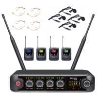 Chord XU4 Quad Channel Headset/Lapel Wireless Microphone System