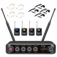 Chord XU4 Quad Channel Headset/Lapel Wireless Microphone System