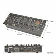 Citronic CDM8:4 USB 4-Channel 19" Rackmount DJ Mixer