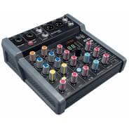 Citronic CMA-6 6-Channel Compact Mixer with Bluetooth, DSP & USB Record