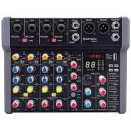 Citronic CMA-8 8-Channel Compact Mixer with Bluetooth, DSP & USB Record