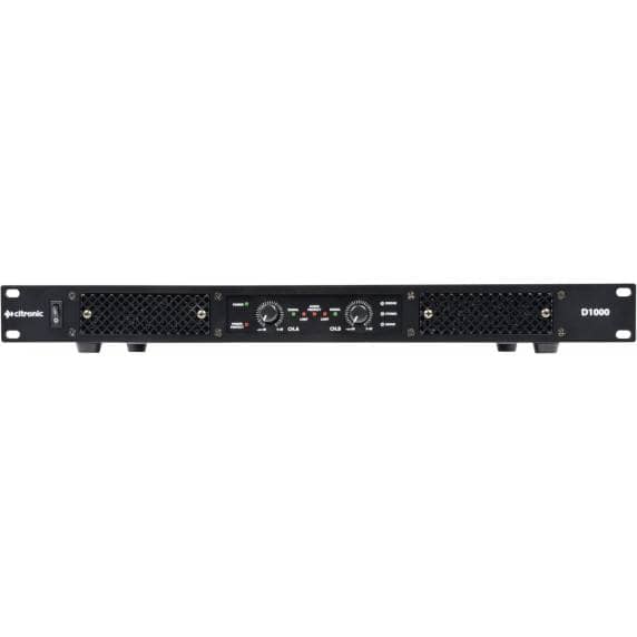 Citronic D1000 2 x 500W Class-D Power Amplifier