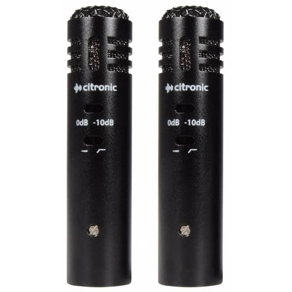 Citronic ECM20 Pair of Stereo Condenser Microphones