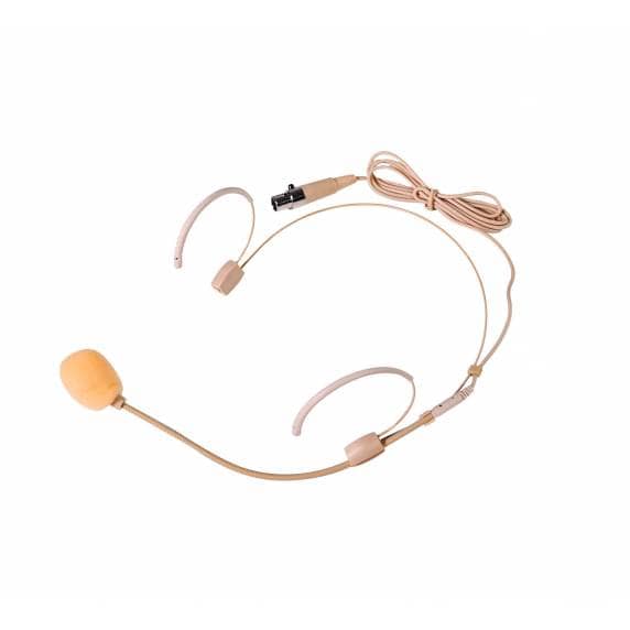 Citronic FCN-XLR Neckband Condenser Microphone with Mini XLR Connection (Beige)