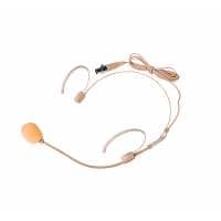 Citronic FCN-XLR Neckband Condenser Microphone with Mini XLR Connection (Beige)