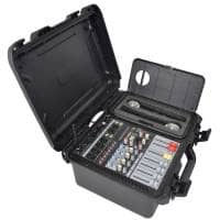 Citronic FLITE-1000 2x500W Powered PA Mixer with 2 UHF Mics & DSP