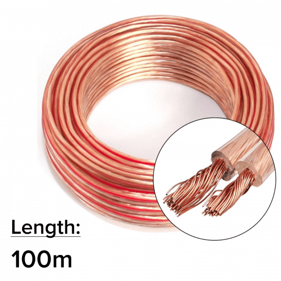 Clarion Series Premium Speaker Cable 100m