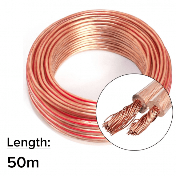 Clarion Series Premium Speaker Cable 50m