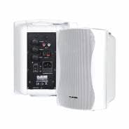 Clever Acoustics ACT 35 Stereo Active Wall Speakers, White (Pair)