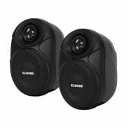 Clever Acoustics BGS 20T Black 100V Wall Speakers (Pair) 