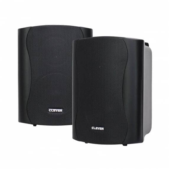 Clever Acoustics BGS 35T 100V Black Wall Speakers (PAIR)
