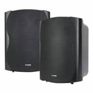 Clever Acoustics BGS 85T Black 100V Wall Speakers (Pair)