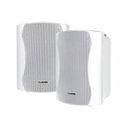 Clever Acoustics WPS 25T White 100V Weatherproof Wall Speakers (PAIR)