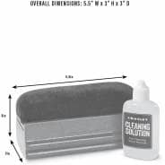 Crosley AC20 Record/Vinyl/LP Cleaning Kit with Cleaning Solution & Brush