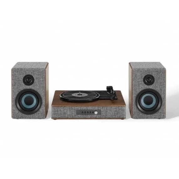 Crosley Aria Shelf System Bluetooth Turntable with Speakers