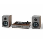 Crosley Aria Shelf System Bluetooth Turntable with Speakers