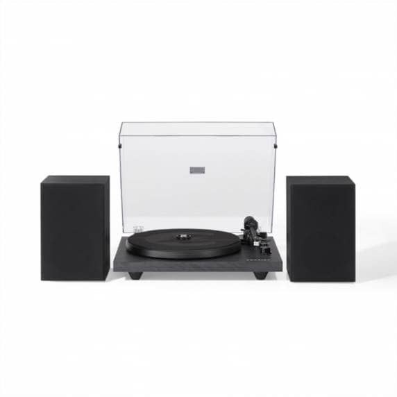 Crosley C62 Bluetooth Turntable with Stereo Speakers - Black