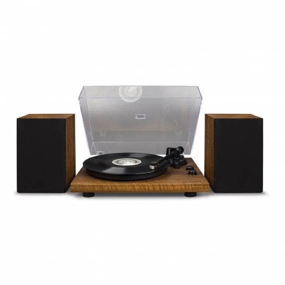 Crosley C62 Bluetooth Turntable with Stereo Speakers - Walnut