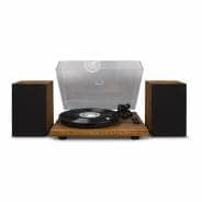 Crosley C62 Bluetooth Turntable with Stereo Speakers - Walnut