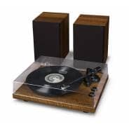 Crosley C62 Bluetooth Turntable with Stereo Speakers - Walnut