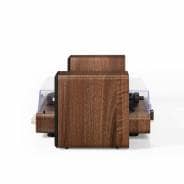Crosley C65 Bluetooth Record Player with Bookshelf Speakers - Walnut