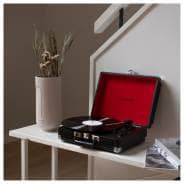 Crosley Cruiser Deluxe Portable Bluetooth Turntable - Black