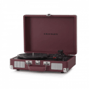 Crosley Cruiser Deluxe Portable Bluetooth Turntable - Burgundy