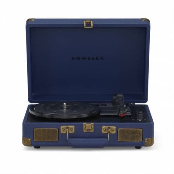 Crosley Cruiser Deluxe Portable Bluetooth Turntable - Navy
