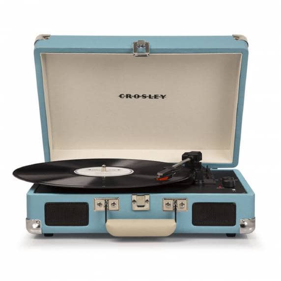 Crosley Cruiser Deluxe Portable Bluetooth Turntable - Turquoise