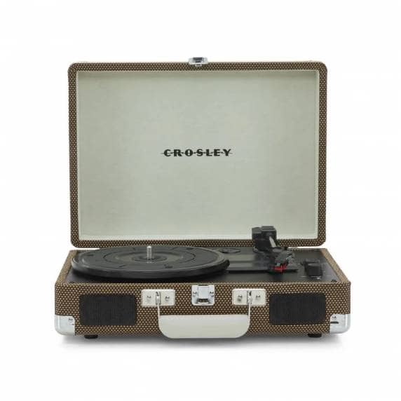 Crosley Cruiser Deluxe Portable Bluetooth Turntable - Tweed