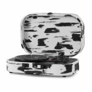 Crosley Discovery Portable Bluetooth Turntable - Black and White