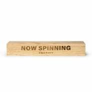Crosley 'Now Spinning' Vinyl Record Stand - Natural