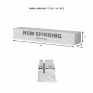 Crosley 'Now Spinning' Vinyl Record Stand - Natural