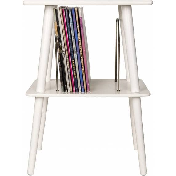 Crosley ST66 Manchester Vinyl Record Turntable Stand - White