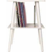 Crosley ST66 Manchester Vinyl Record Turntable Stand - White
