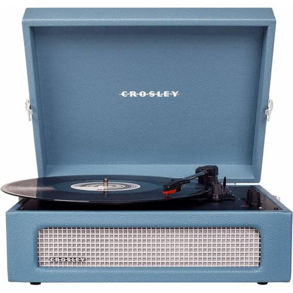 Crosley Voyager Portable Bluetooth Turntable - Washed Blue