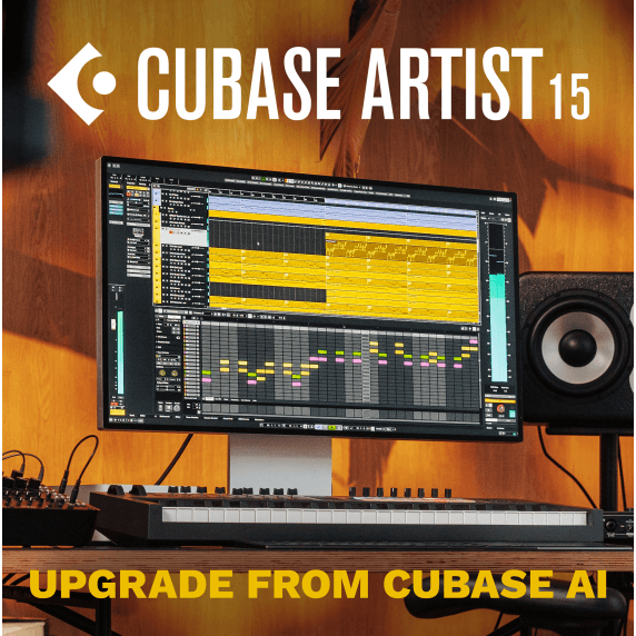 Cubase Artist 15 Upgrade from AI 12-15 (Serial Download)