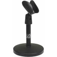Desktop Microphone Stand with Round Base & Mic Clip