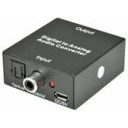Digital Optical to Line Level Audio Converter