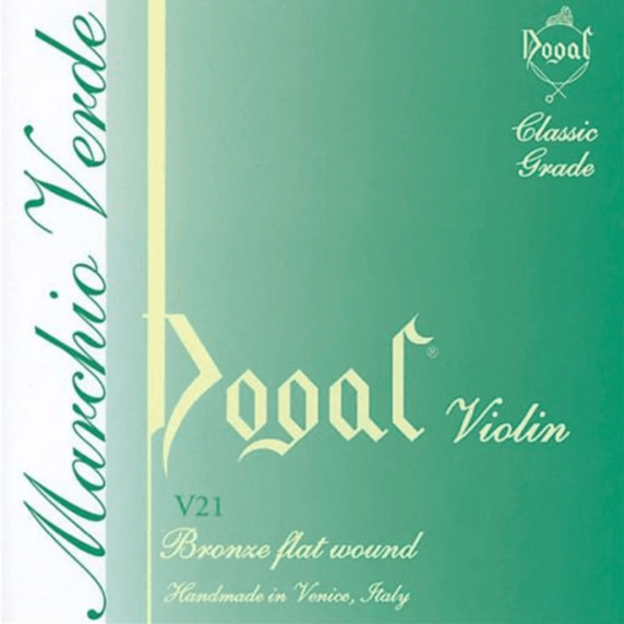 Dogal Violin Strings Set V21/A - Green Label - 1/2-1/4