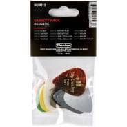 Dunlop Acoustic Variety Guitar Picks - 12 Pack