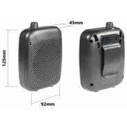 E-Audio 10W Portable Waistband Voice Amplifier with Wired Headset Microphone