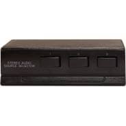 E-Audio 3 Way Stereo Audio Source Selector