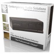 E-Audio 3 Way Stereo Audio Source Selector