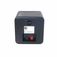 E-Audio 4" Compact Full-Range Dual Cone Black Mini Cube Speakers (Pair - 80W)
