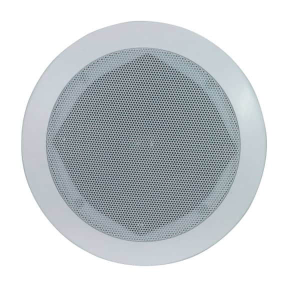 E-Audio 6.5" White 2-Way Low-Profile Ceiling Speakers (Pair - 80W)